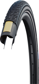 Schwalbe Road Cruiser | Active Line | K-Guard 26"/559mm Marron+Réflexion