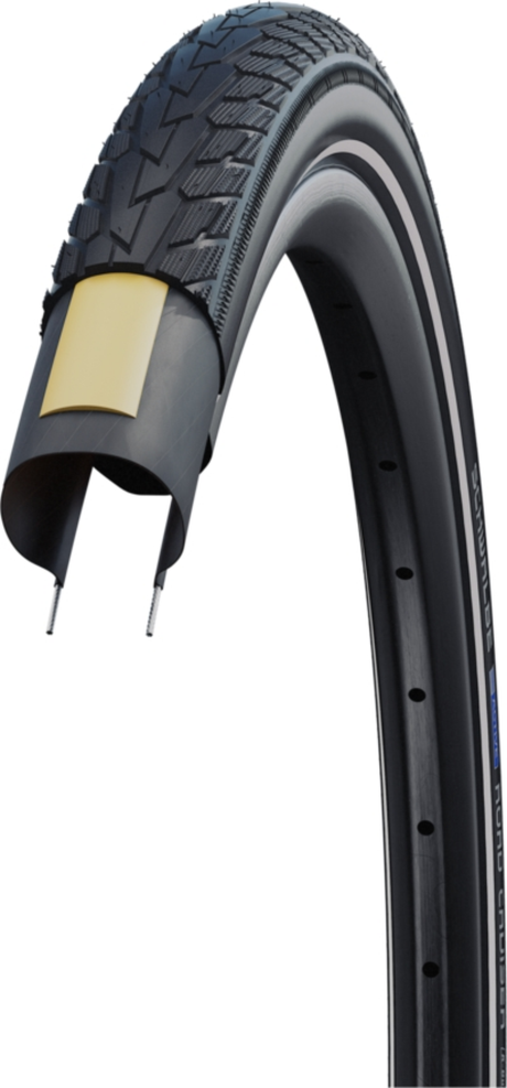 Schwalbe Road Cruiser | Active Line | K-Guard 26"/559mm Marron+Réflexion