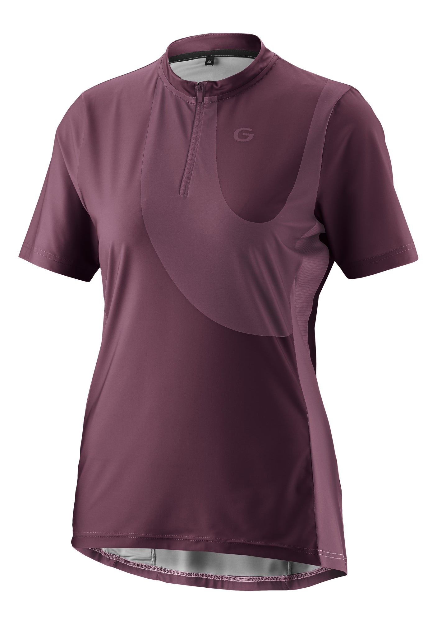 Gonso Adventure Maillot Demi-Zip Femme rich soil