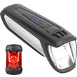 Busch + Müller IXON CORE 2 100Lux Feu de route + BRIXXI Set d'éclairage à batterie avec feu de route