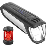 Busch + Müller IXON CORE 2 100Lux Feu de route + BRIXXI Set d'éclairage à batterie avec feu de route