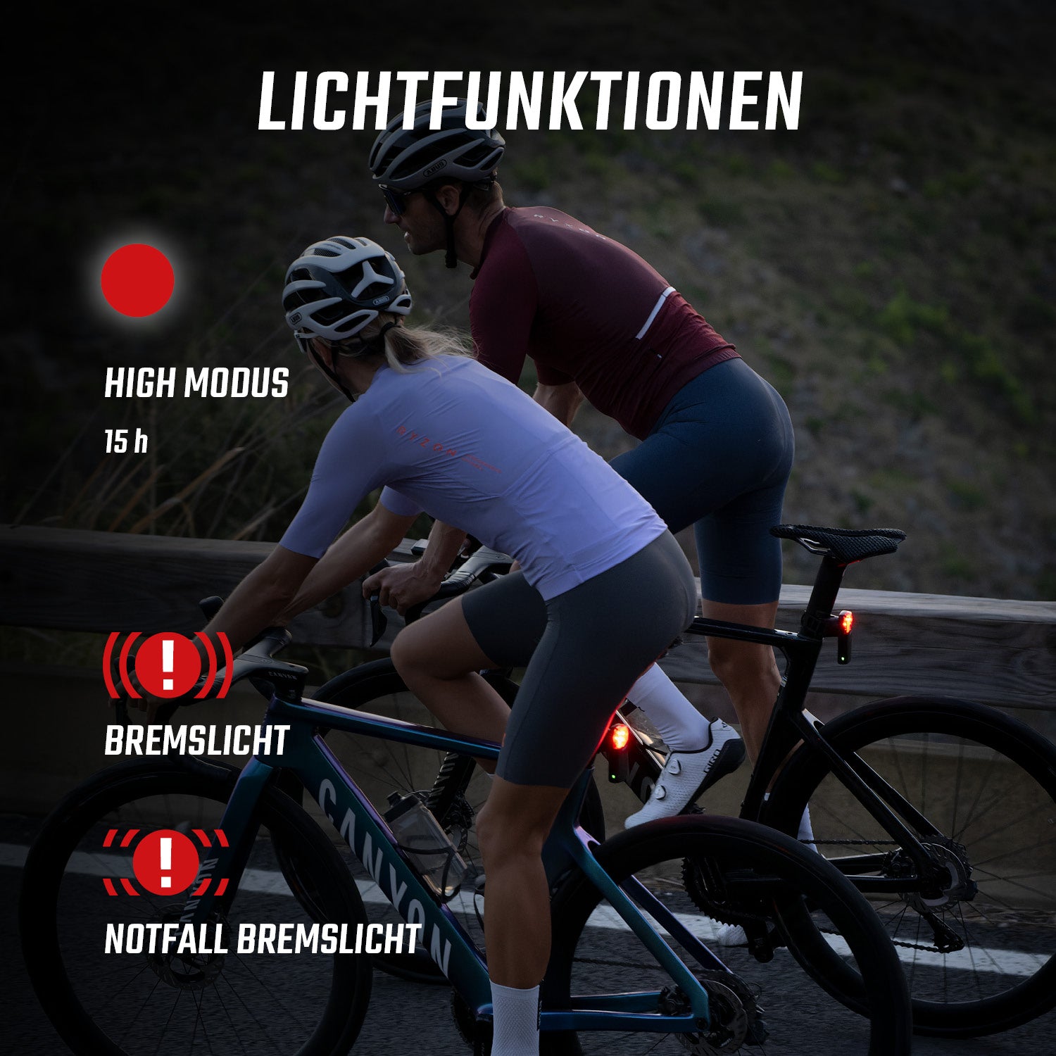 Sigma RECO 80 Link Radar avec feu arrière homologué StVZO