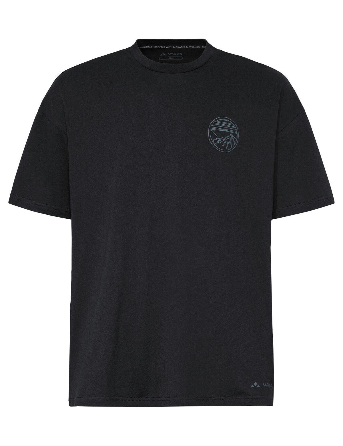 Chemise décontractée cycliste homme VAUDE noire