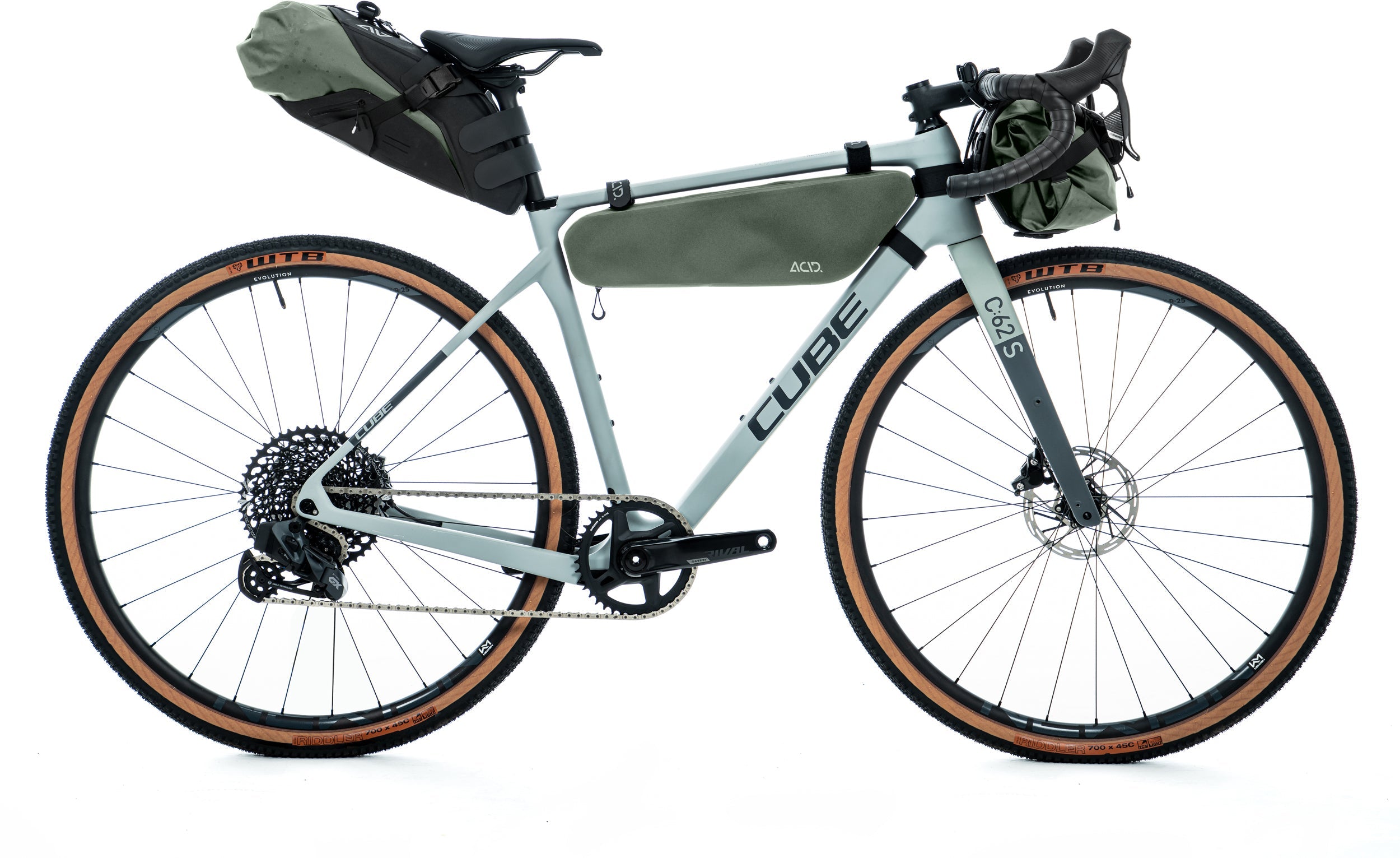 ACID Sacoche de cadre PACK PRO 3 green