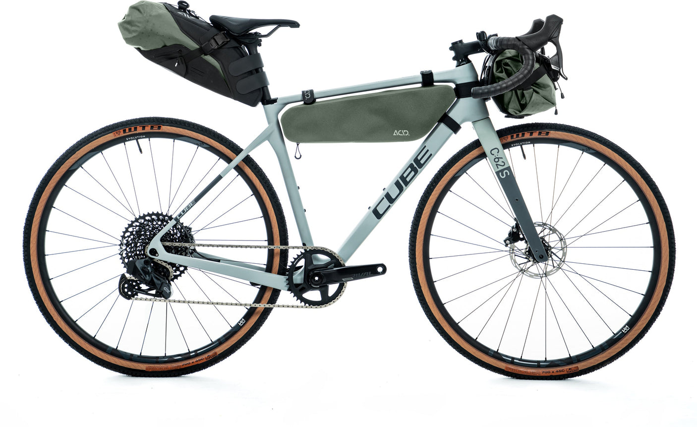 ACID Sacoche de cadre PACK PRO 3 green