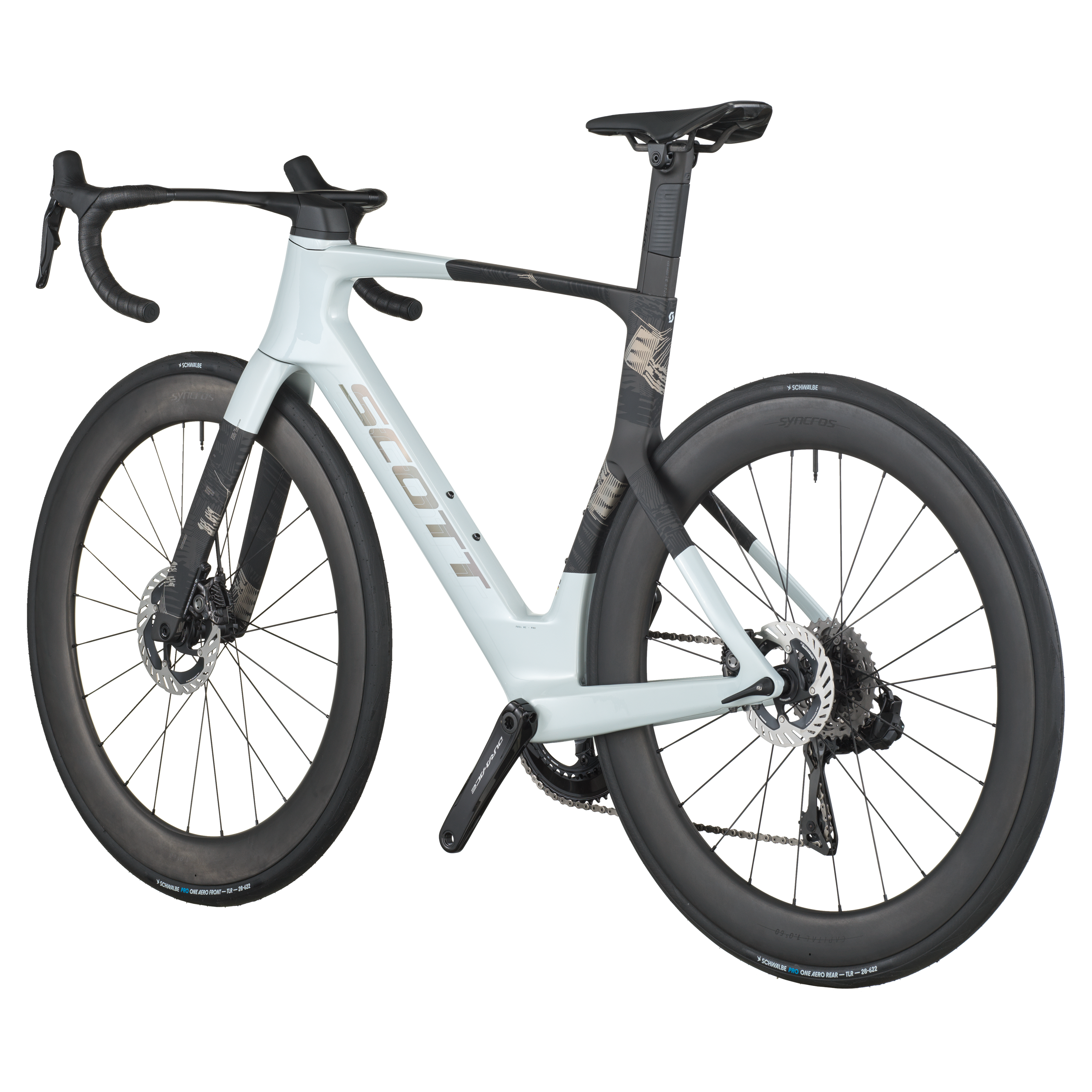Scott Foil RC Pro blanc cumulus/carbone noir