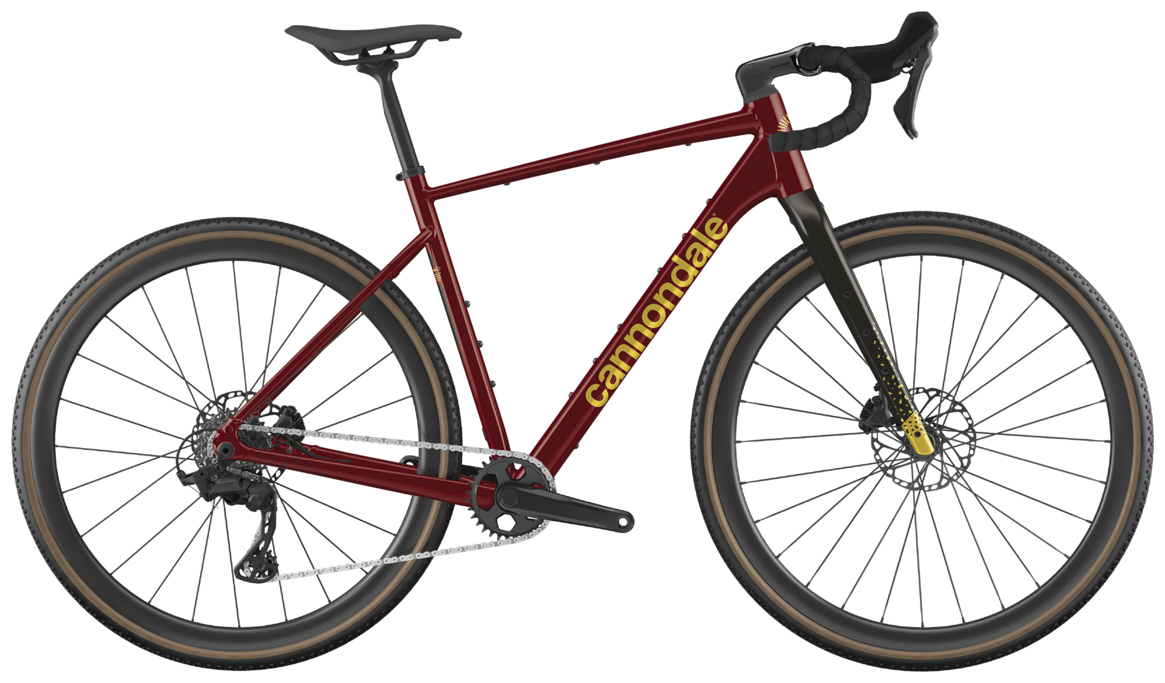 Cannondale Topstone CAAD 1 GRX 2x Rouge Vin