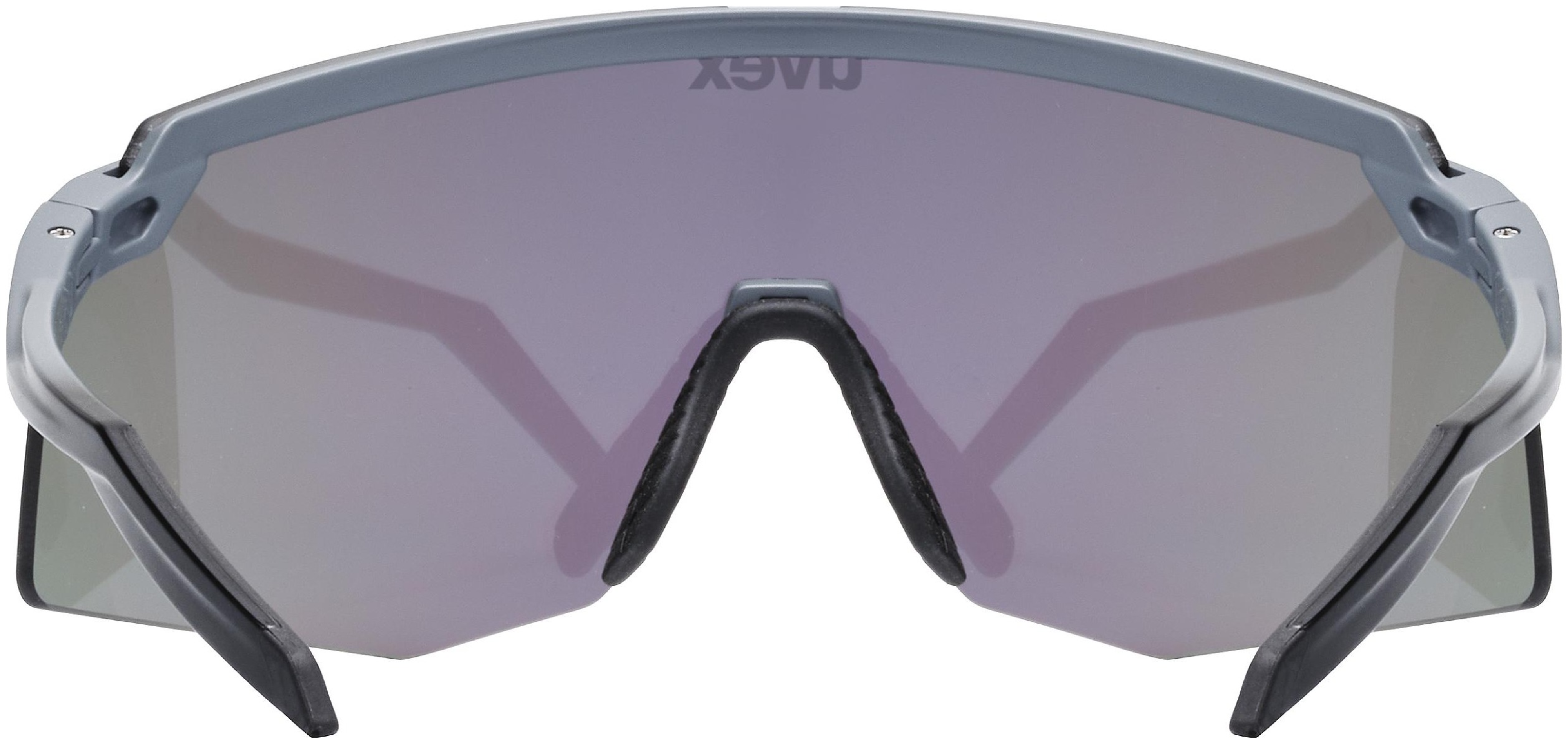 uvex Pace Stage Lunettes de vélo Gris Mat / Miroir Vert