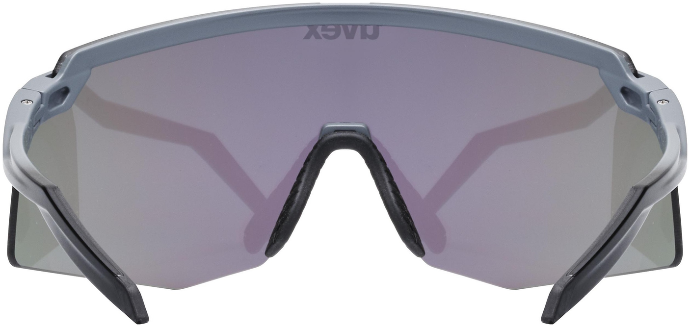 uvex Pace Stage Lunettes de vélo Gris Mat / Miroir Vert