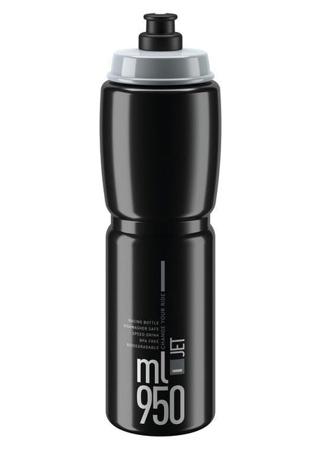 Elite Jet bouteille d'eau 950ml noir/gris logo