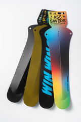 Ass Savers WGS-2 Win Wing Garde-boue arrière Gravel noir à pois
