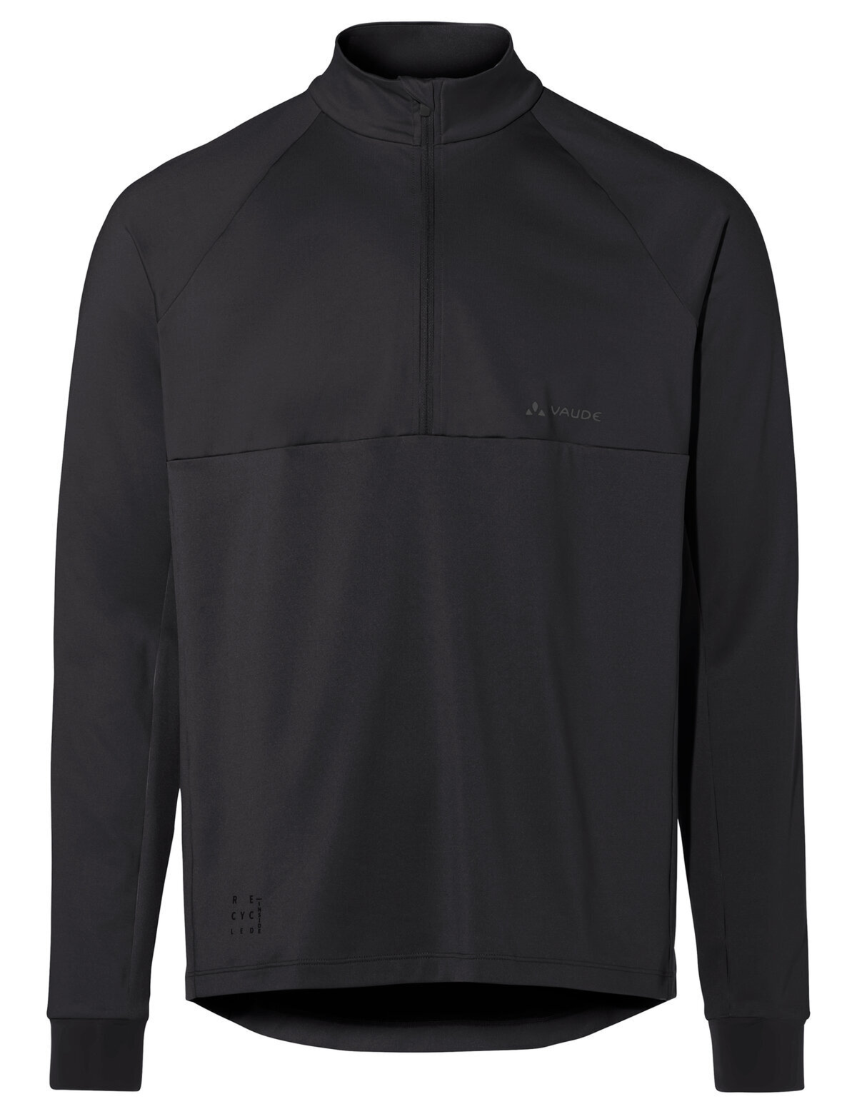VAUDE Maillot Homme Qimsa Halfzip Manches Longues noir
