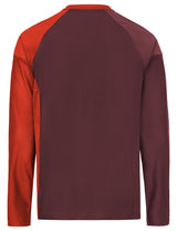VAUDE T-shirt Moab LS homme VI glowing red/black