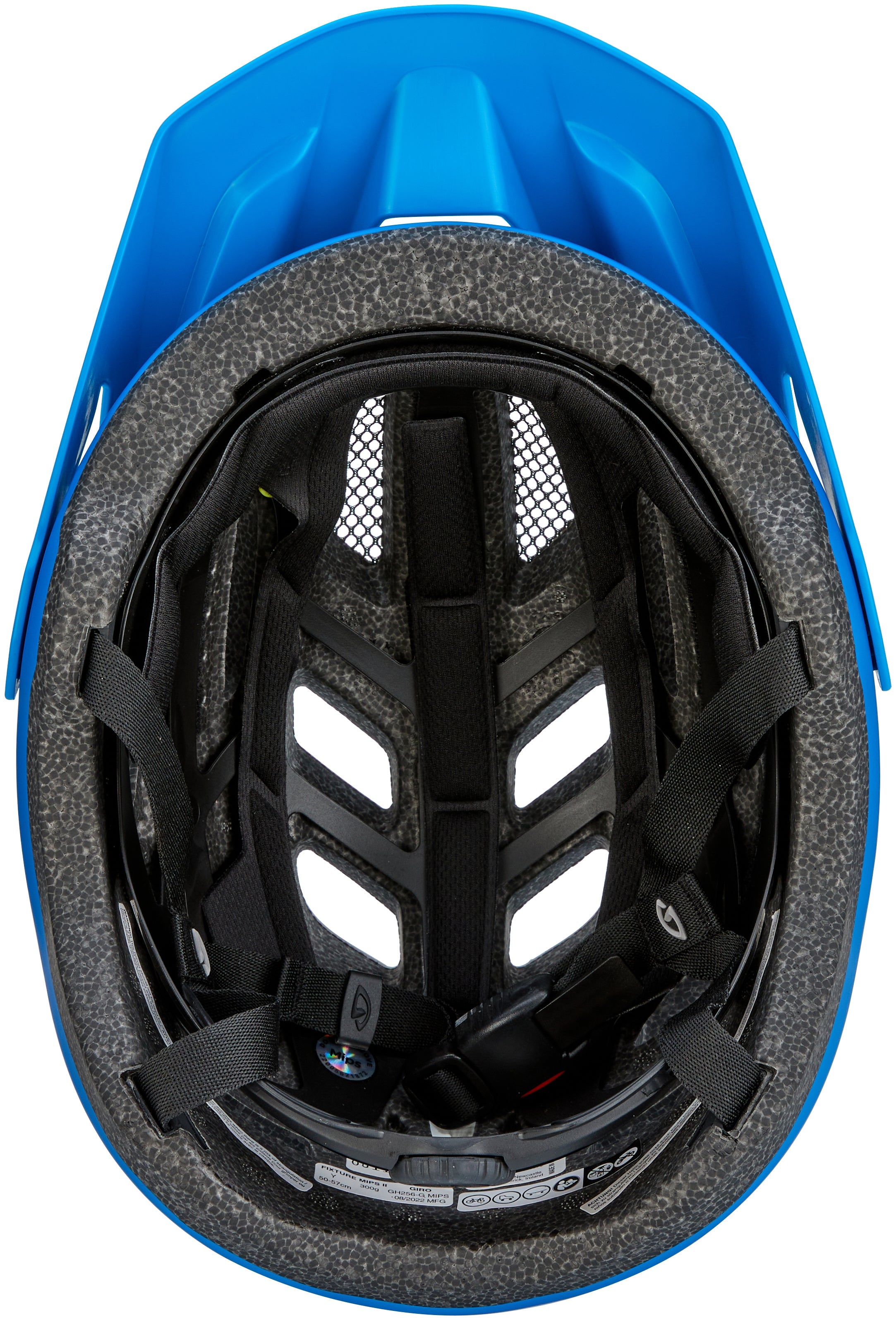 Casque Giro Fixture II Y mat bleu ano