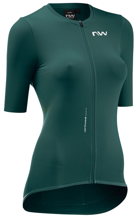 Northwave Essence Maillot Manches Courtes Pétrole