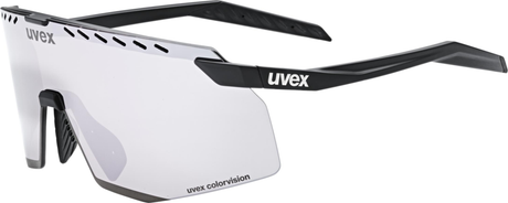 uvex Pace Stage Cv Lunettes de vélo Noir Mat / Miroir Argent