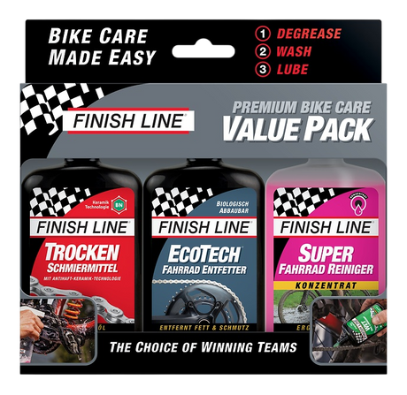 Finish Line Pack Valeur Entretien Vélo Premium 3x120ml