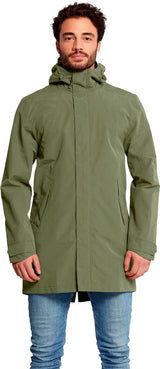Basil Mosse parka de pluie homme olive