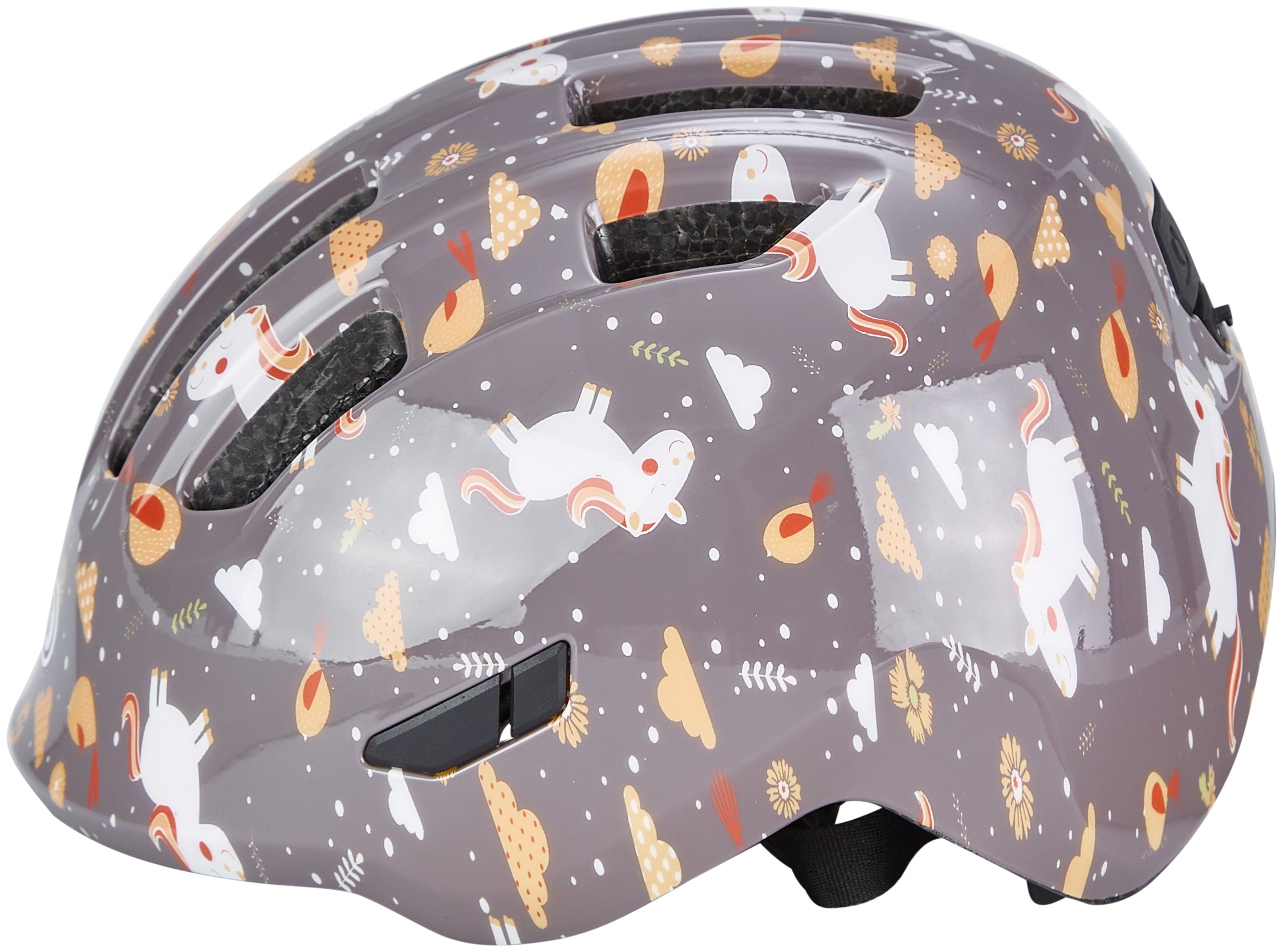 Casque ABUS Smiley 3.0 Kids gris cheval