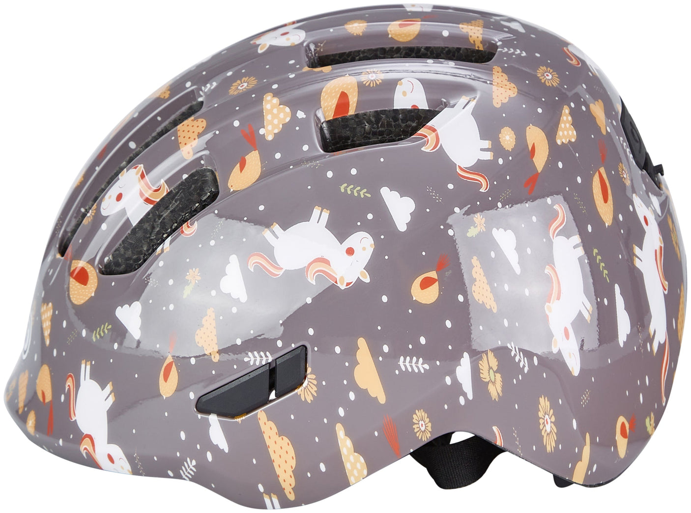 Casque ABUS Smiley 3.0 Kids gris cheval