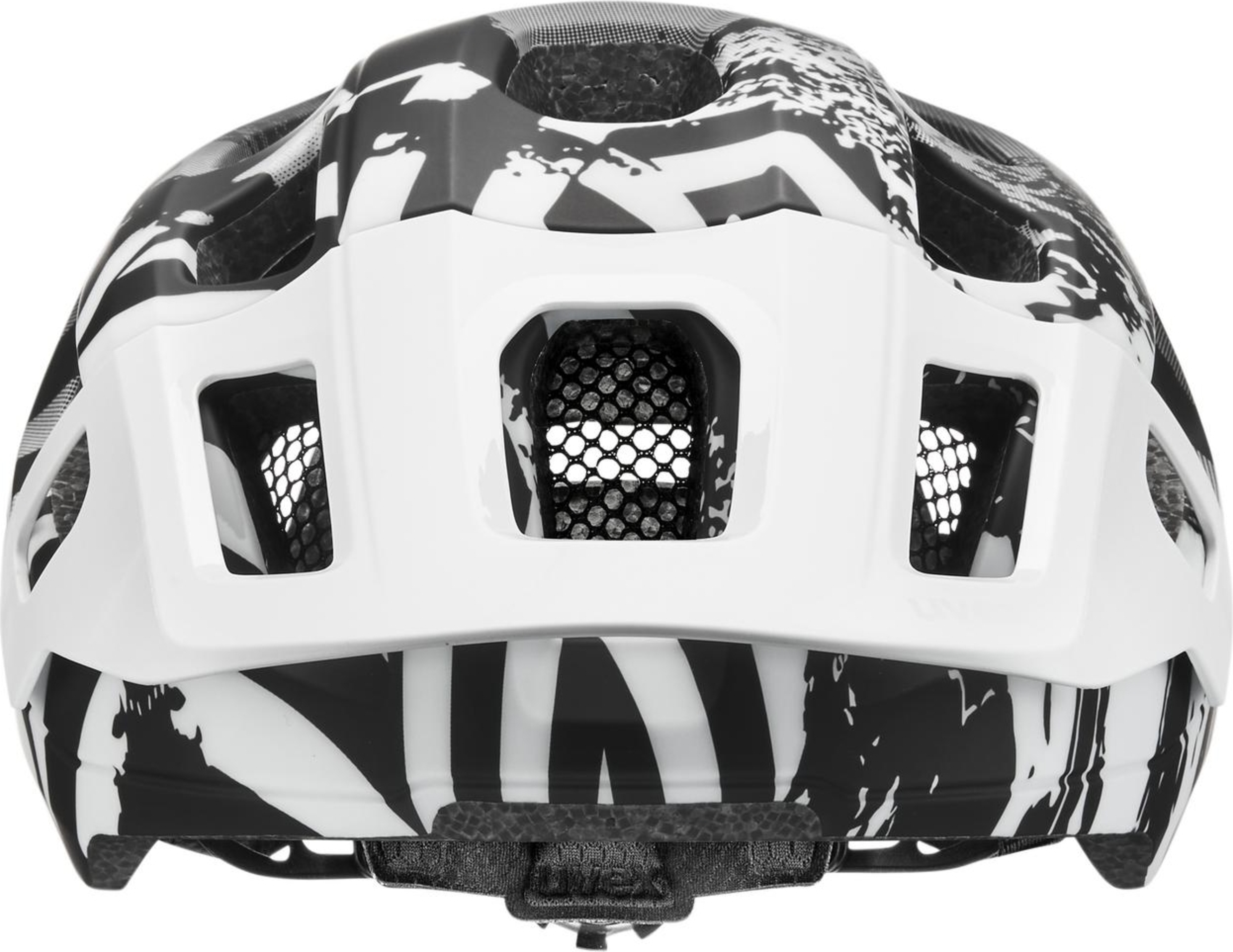 uvex React Jr. Casque enfant Blanc-Noir Mat