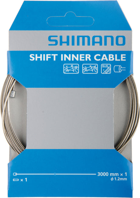 Câble de changement de vitesse Shimano Tandem inoxydable 1,2x3000mm