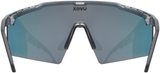 uvex Flowline Lunettes de vélo Smoke Mat / Mirror Red