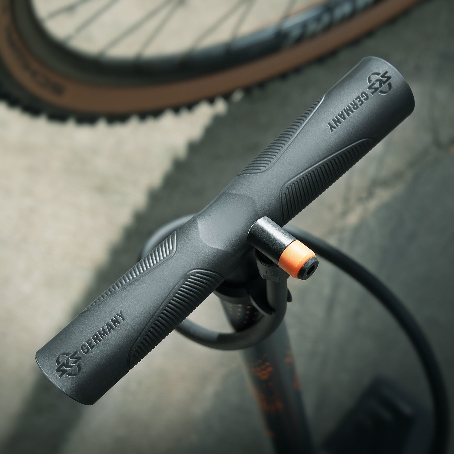 SKS Germany AIRKOMPRESSOR CLIK TEC 10.0 Pompe à pied Black