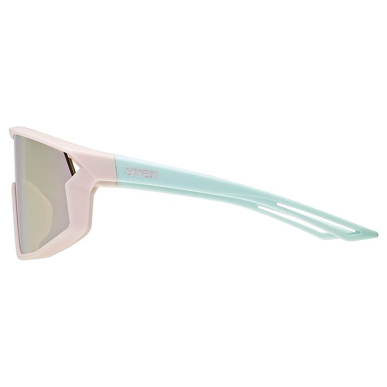 uvex Skyryse Jr. Lunettes de vélo Rose-Vert Mat / Miroir Rose