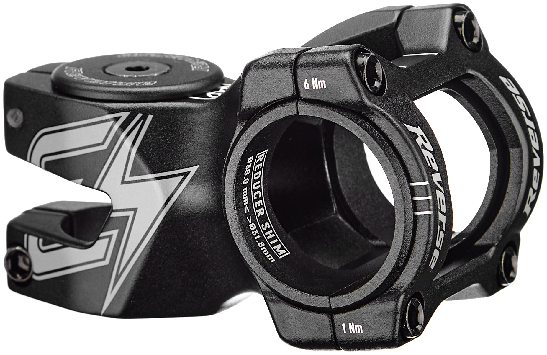 Reverse E-Black ONE D-2 Potence Ø31,8/35mm noir/gris