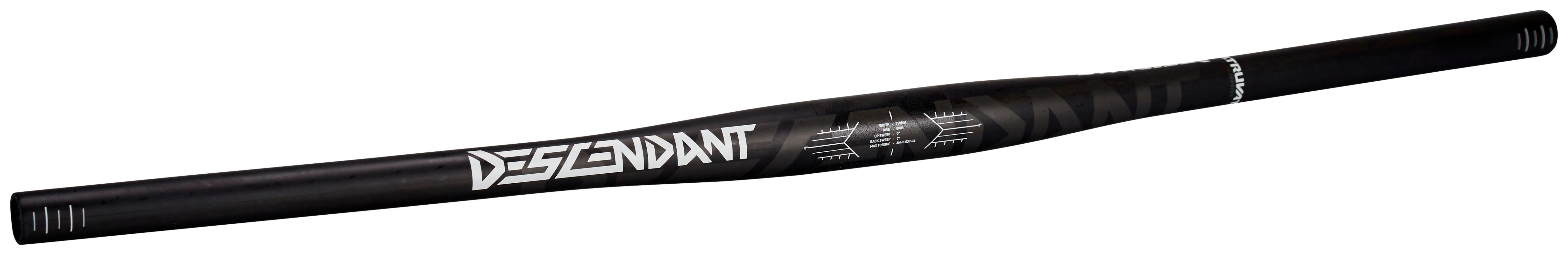Truvativ Descendant Carbon Guidon plat Ø31,8mm noir