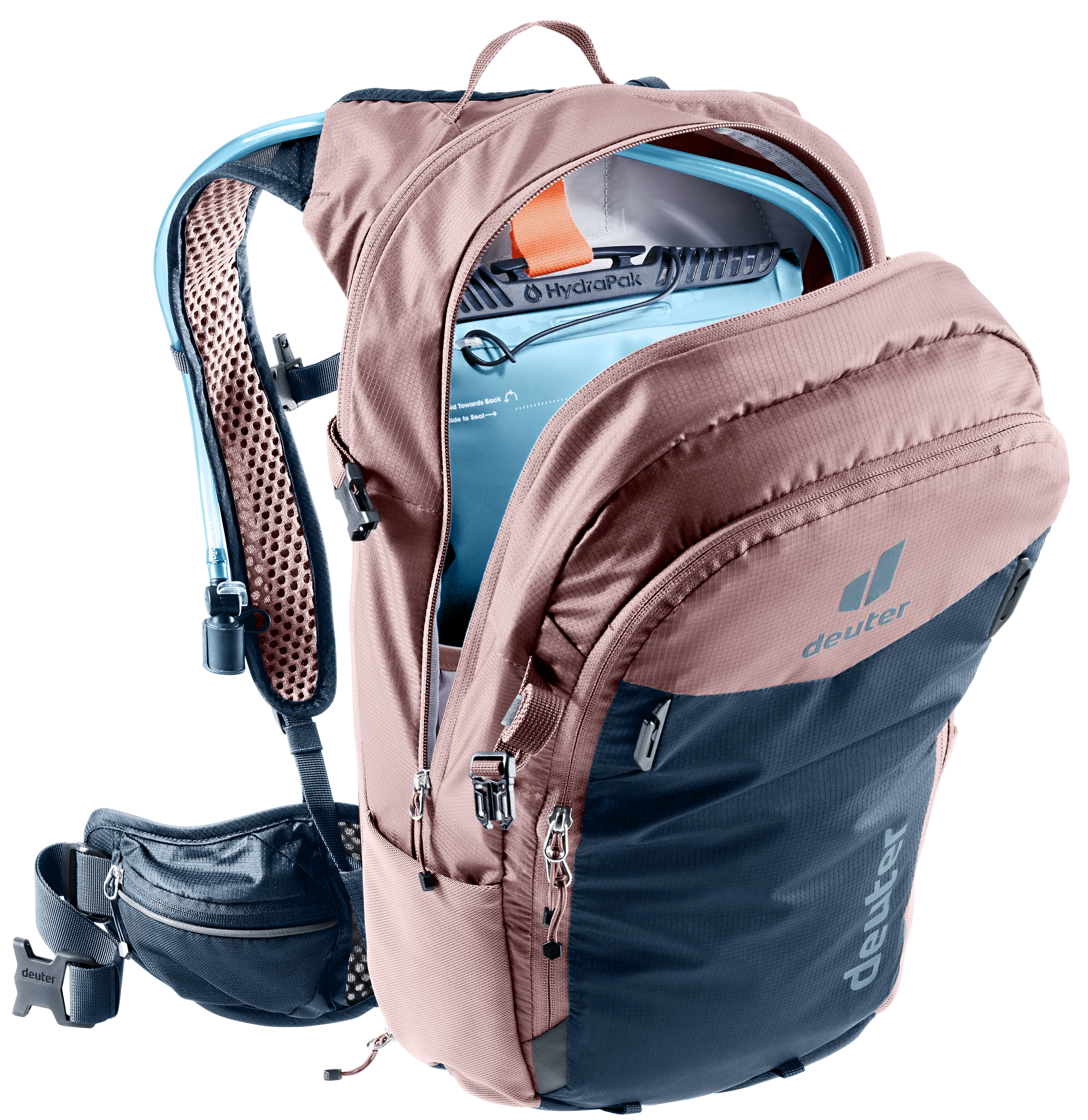 deuter Compact 14+3 sac à dos vélo ink-ashrose