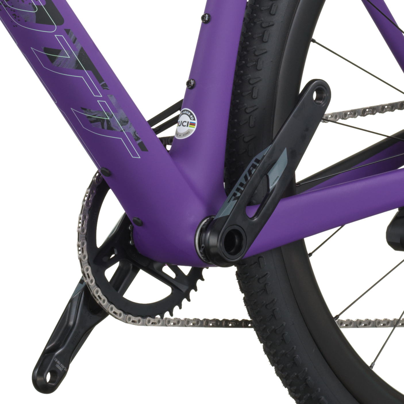 Scott Addict Gravel 20 carbone noir/indigo violet