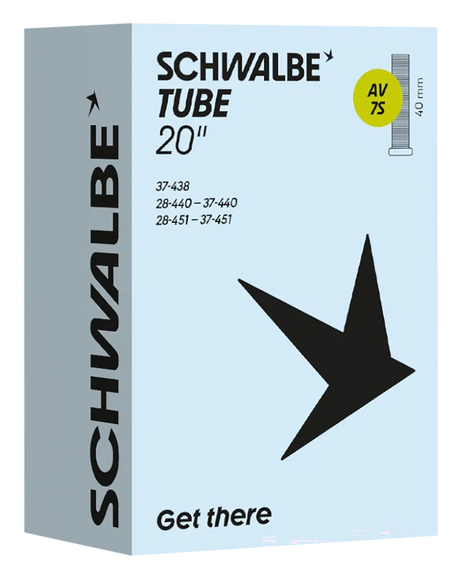 Schwalbe AV 7S chambre à air 28/37-438/451