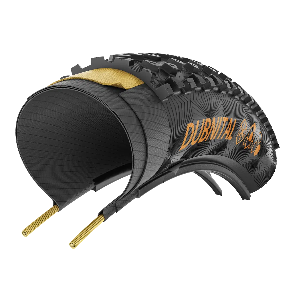 Continental Dubnital Trail Grip pliable 28" pneu pliable noir / peau noire