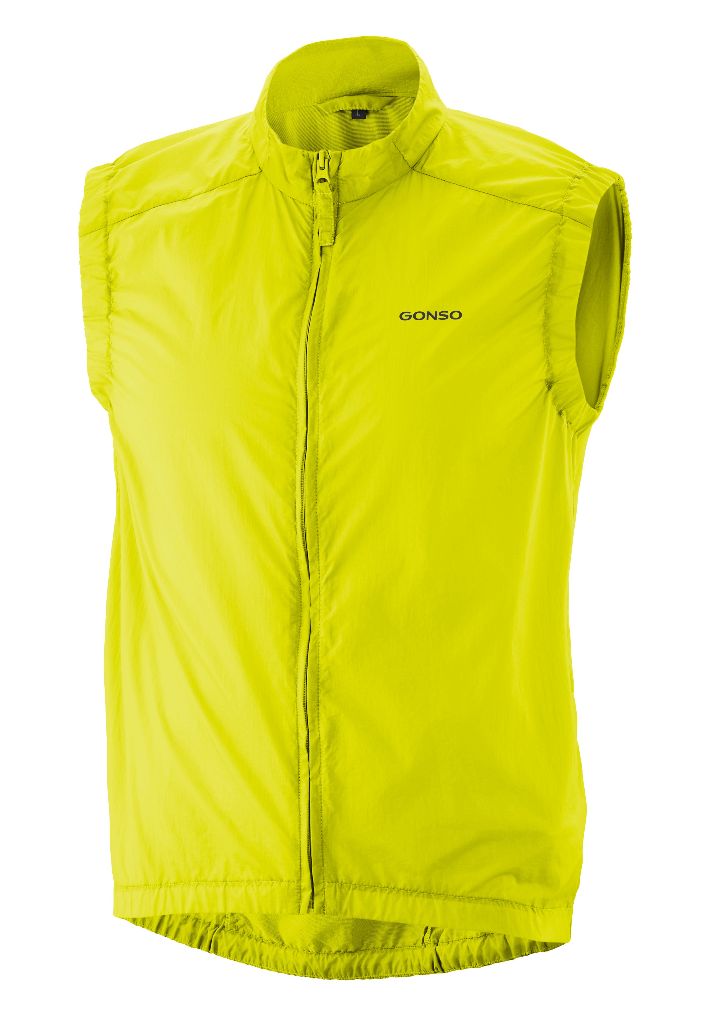 Gilet d'aventure Gonso Wind homme jaune sécurité