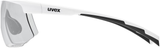 uvex Aerios V lunettes de vélo Blanc / Fumé