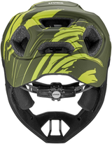 uvex React Jr. Casque intégral enfant Olive foncé mat