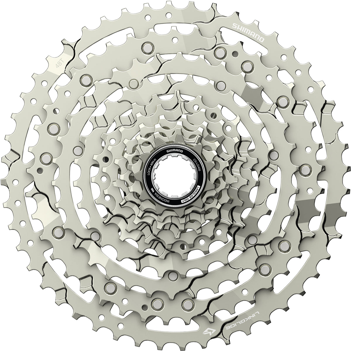 Shimano cassette CS-LG400-10 argent