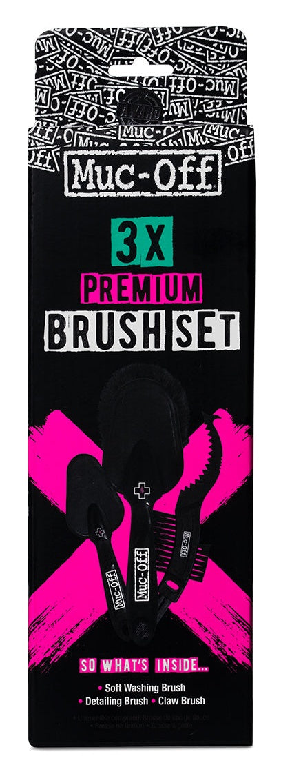 Muc-Off Lot de 3 brosses