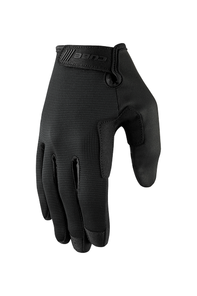 Cube Gants Gravity à doigts longs noir