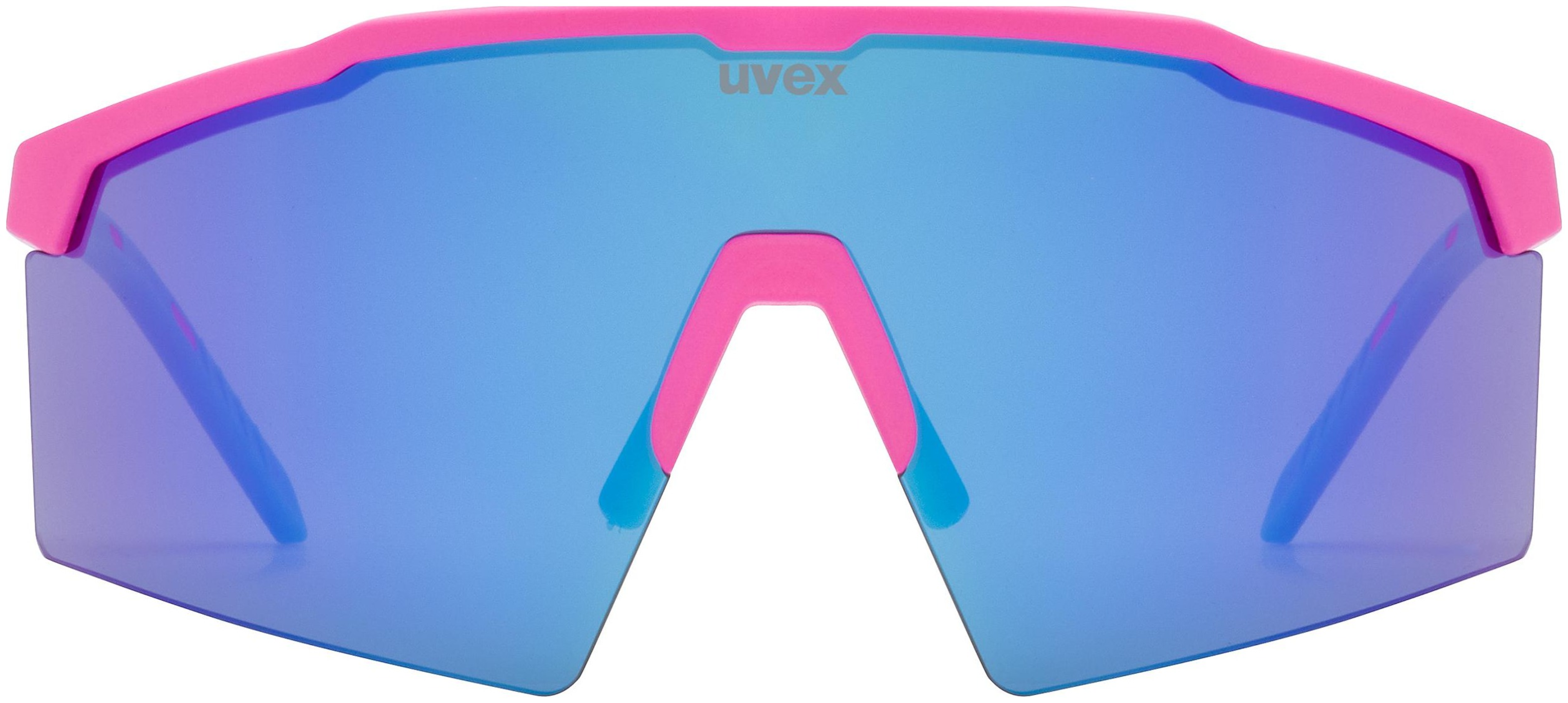 uvex Flowline lunettes de vélo Rose Mat / Miroir Bleu