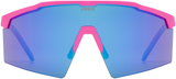 uvex Flowline lunettes de vélo Rose Mat / Miroir Bleu
