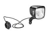 Busch + Müller Lumotec IQ-XL phare avant noir/transparent