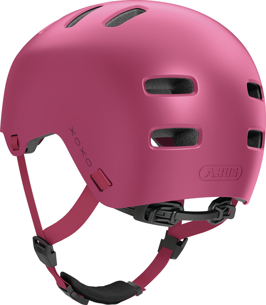 Casque Abus XOXO Urban mono rouge