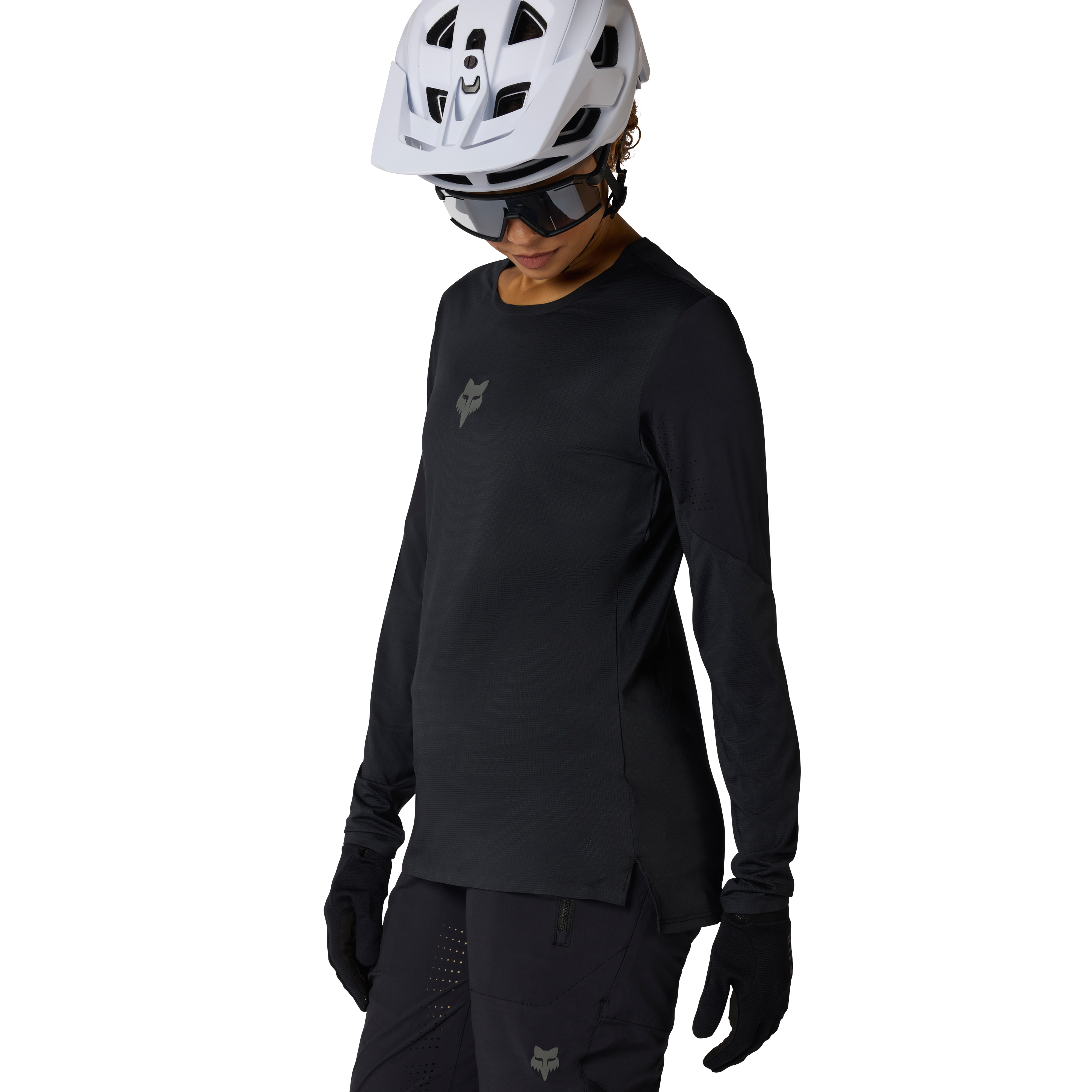 Fox W Flexair LS Maillot Noir