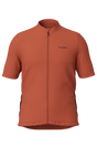 Cube GRAVEL Maillot Full Zip CARGO manches courtes rouge