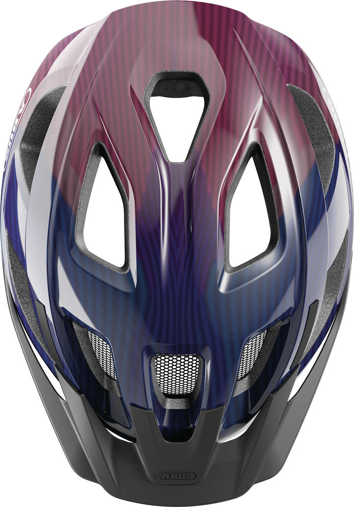 ABUS Aduro 3.0 LED Casque Urban purple waves