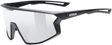 uvex Skyryse lunettes de vélo Noir Mat / Miroir Argent