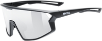 uvex Skyryse lunettes de vélo Noir Mat / Miroir Argent